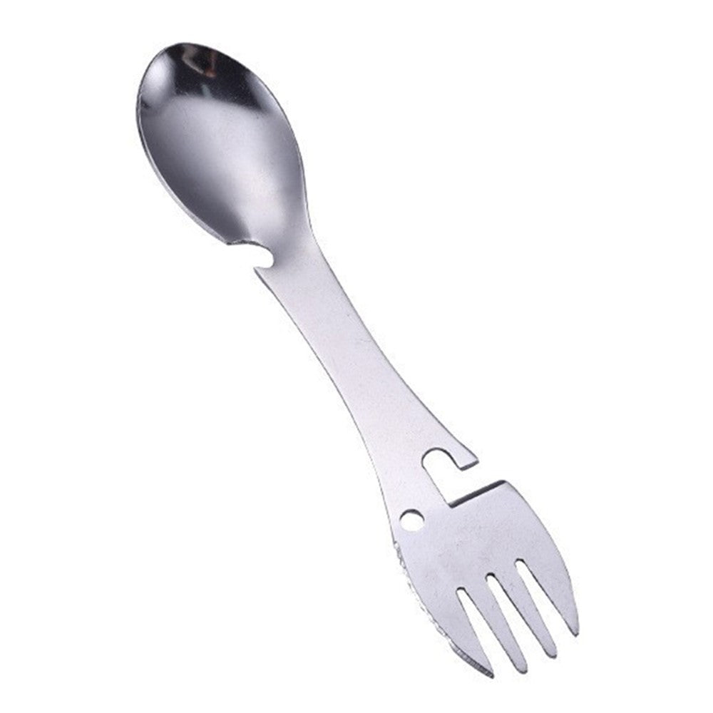 DY6989 Spork Stainless Steel Spoon Fork Knife Bottle Can Opener (BPA-Free, No FDA)