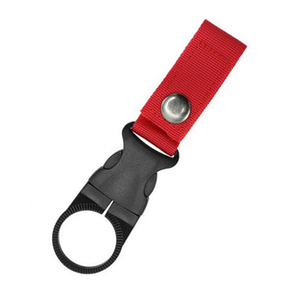 DH50 Hanging Bottle Buckle Carabiner Ring Holder Nylon Webbing Strap