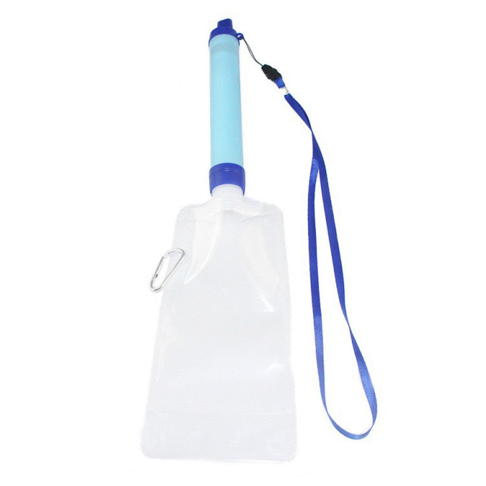 YA20213 Outdoor Water Purifier Straw Portable Emergency Camping Hiking Water Filter (No FDA, BPA-free)