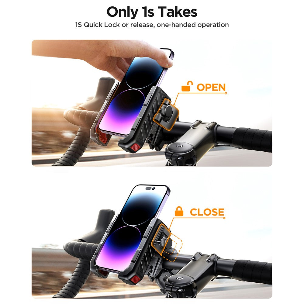 JOYROOM JR-ZS266 Bike Cycling Phone Holder Rotatable Bicycle Handlebar Mount Cellphone Bracket