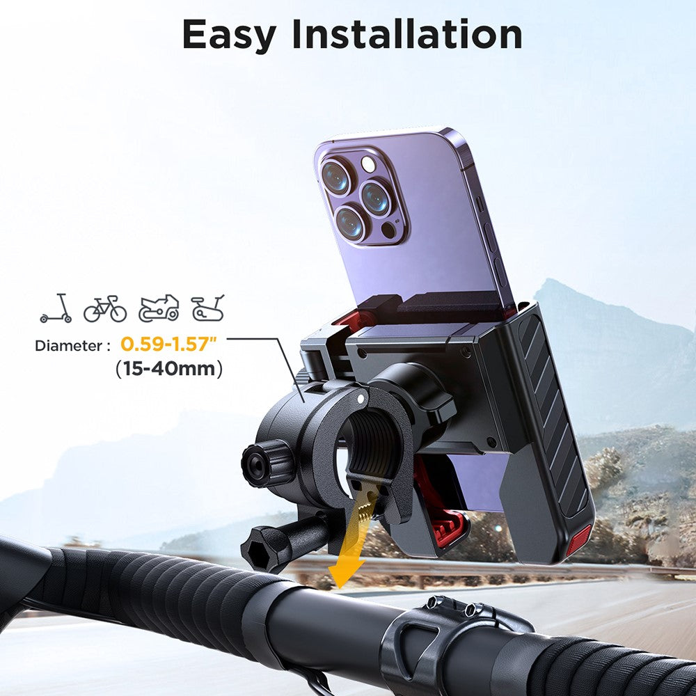 JOYROOM JR-ZS266 Bike Cycling Phone Holder Rotatable Bicycle Handlebar Mount Cellphone Bracket