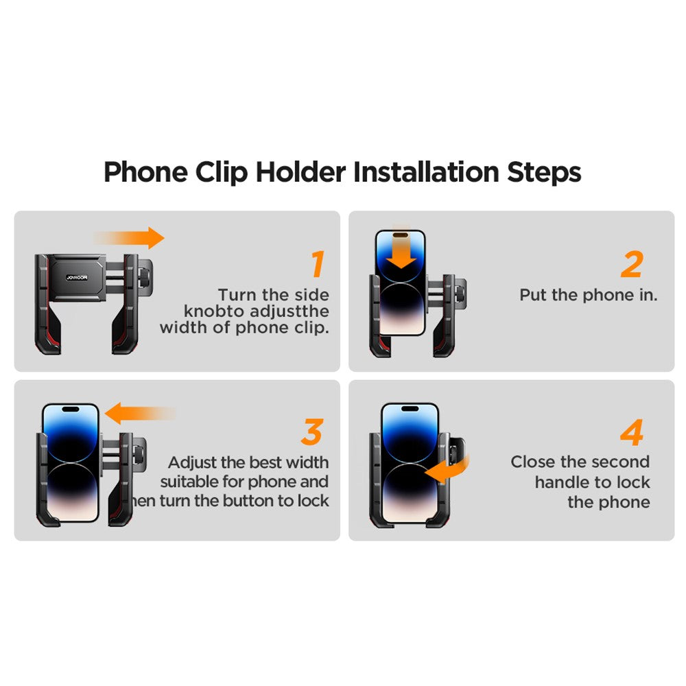 JOYROOM JR-ZS266 Bike Cycling Phone Holder Rotatable Bicycle Handlebar Mount Cellphone Bracket
