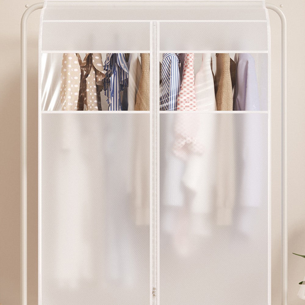 Clothes Garment Cover 80 x 60 x 120cm Hanging Dust Bag For Wardrobe Storage Clear Window