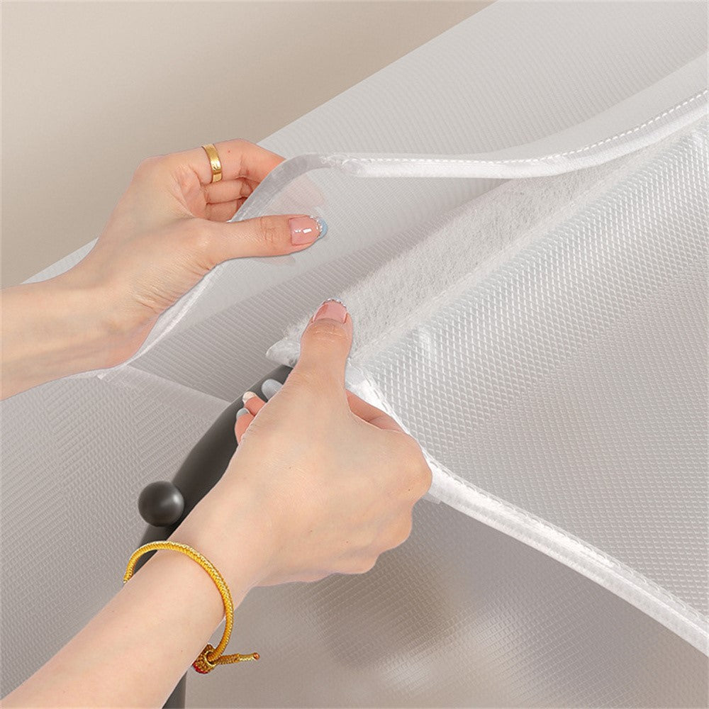 Clothes Garment Cover 80 x 60 x 120cm Hanging Dust Bag For Wardrobe Storage Clear Window