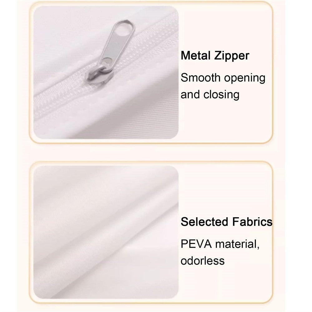 Clothes Garment Cover 80 x 60 x 120cm Hanging Dust Bag For Wardrobe Storage Clear Window