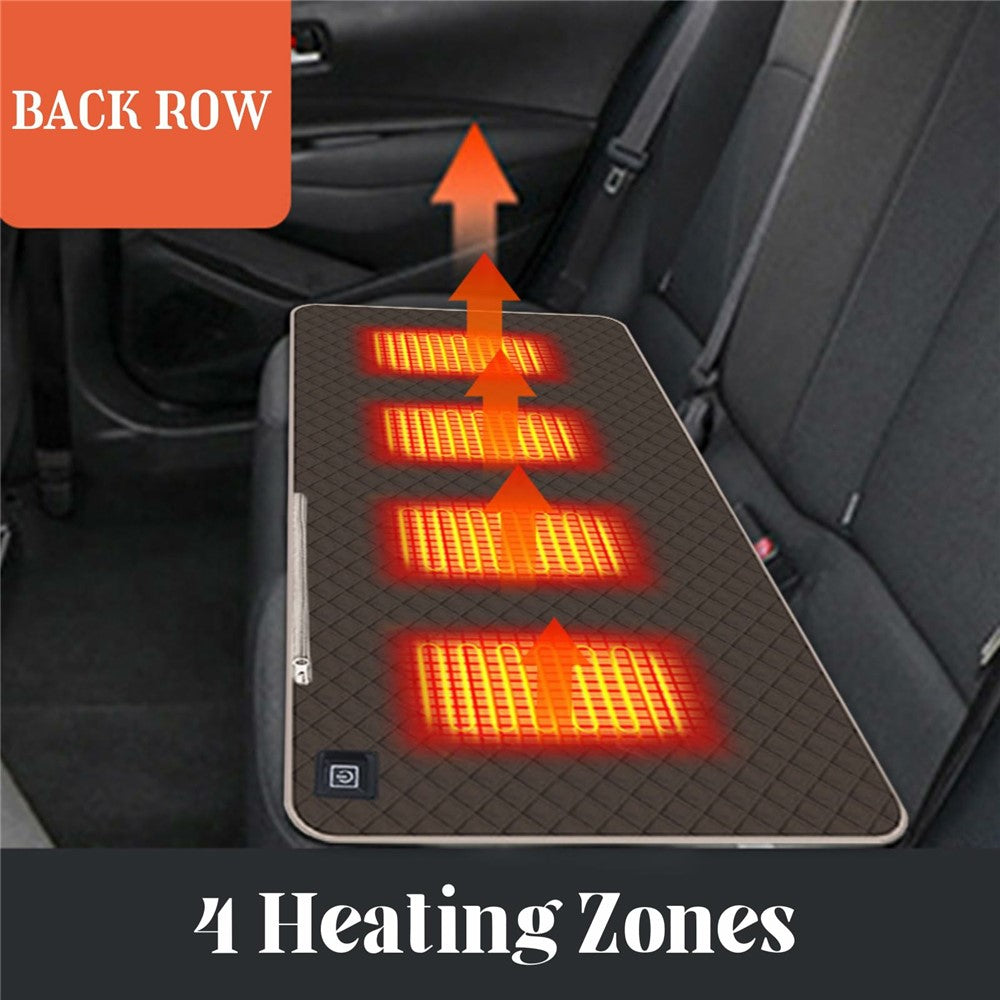45x90cm Heated Seat Cushion 3 Temperature Settings USB Powered Portable Warming Pad