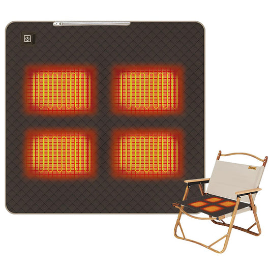 45x45cm Heated Seat Cushion 3 Temperature Settings USB Powered Portable Warming Pad