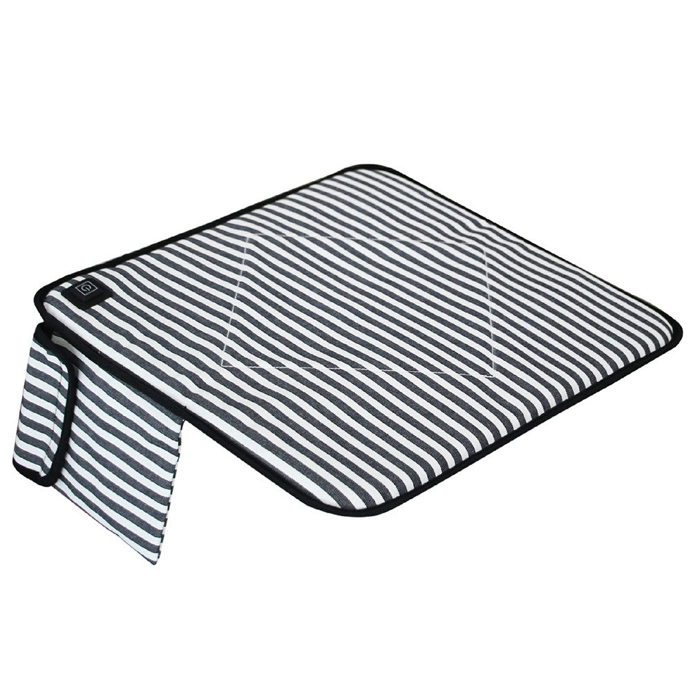 43x43cm Portable Heated Seat Cushion 3 Temperature Modes Magic Tape Pocket Foldable Warming Pad for Camping Car Office