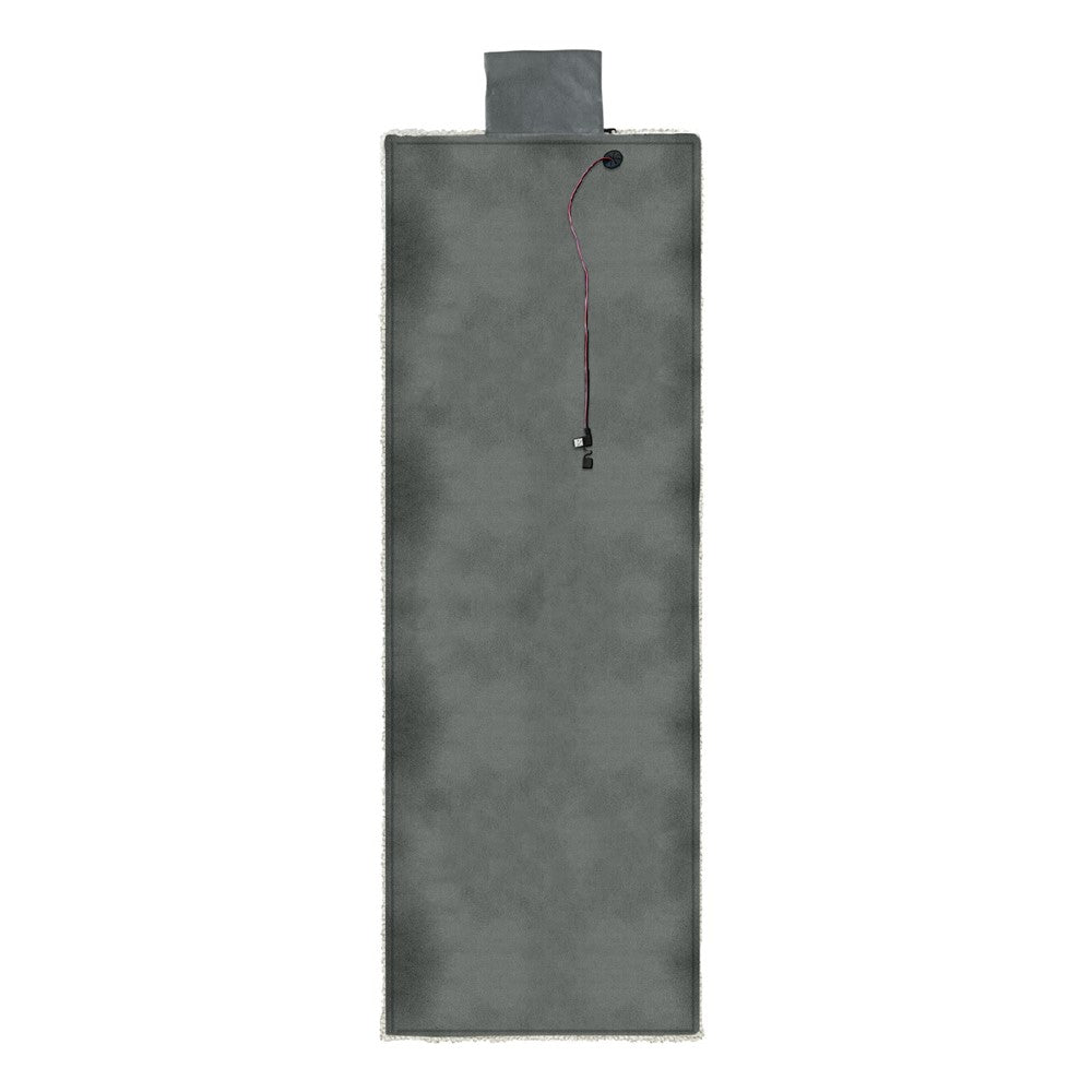 135x48cm Portable Heated Seat Cushion 3-Level Temperature Control Fleece Heating Pad for Sofa Camping Fishing