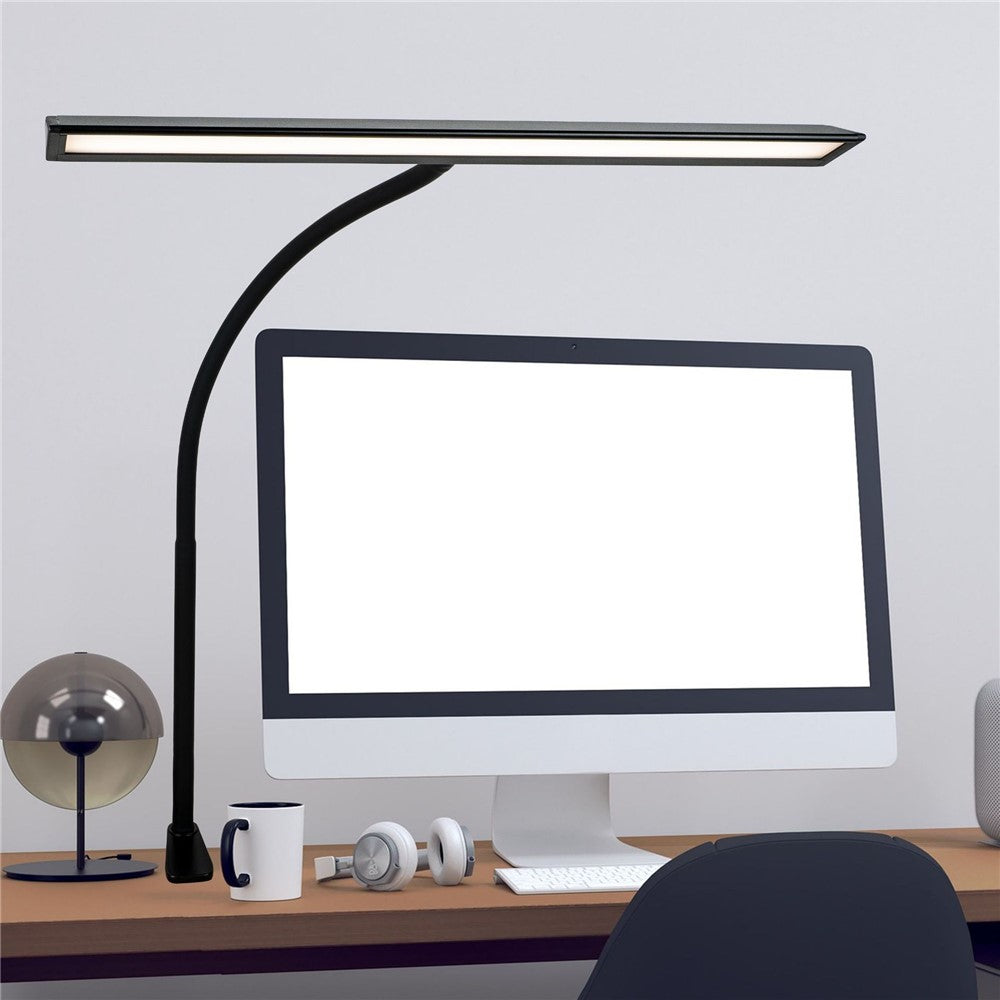 Touch Dimmable LED Desk Lamp for Office Home Eye-Caring Table Light with Adjustable Gooseneck