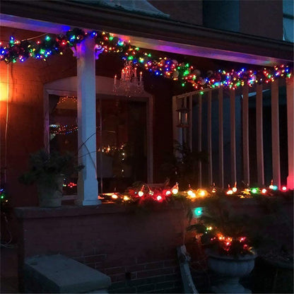6.5m / 30 Lamps LED String Lights Matte White Ball Wire Lights Solar Power Starry String Lights for Wedding Home Parties