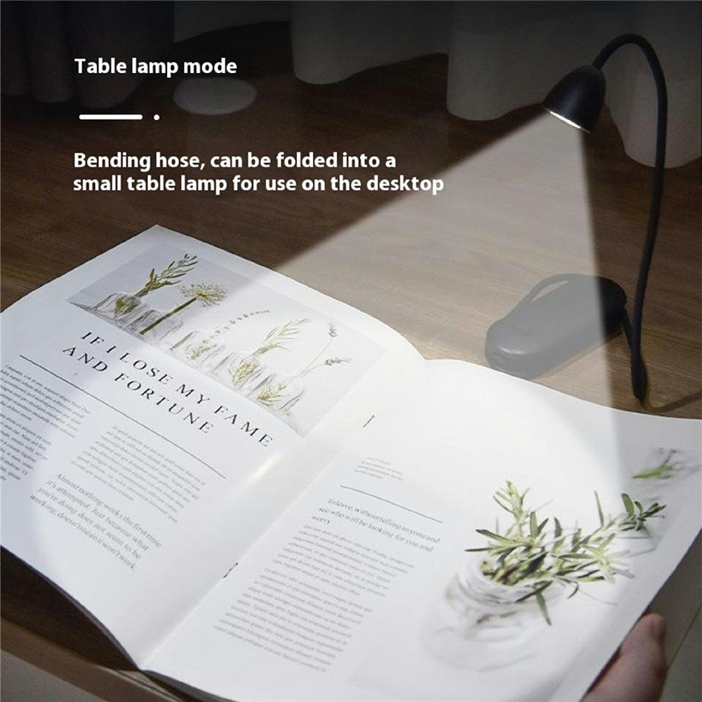 F18 Foldable Neck Light LED Reading Lamp Rechargeable Outdoor Sports Repair Work Study Illumination Light