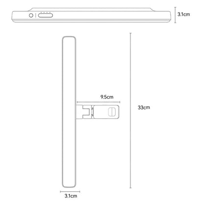 YESIDO DH11 Reading Lamp Home Office Bedside Wireless Rechargeable LED Book Light