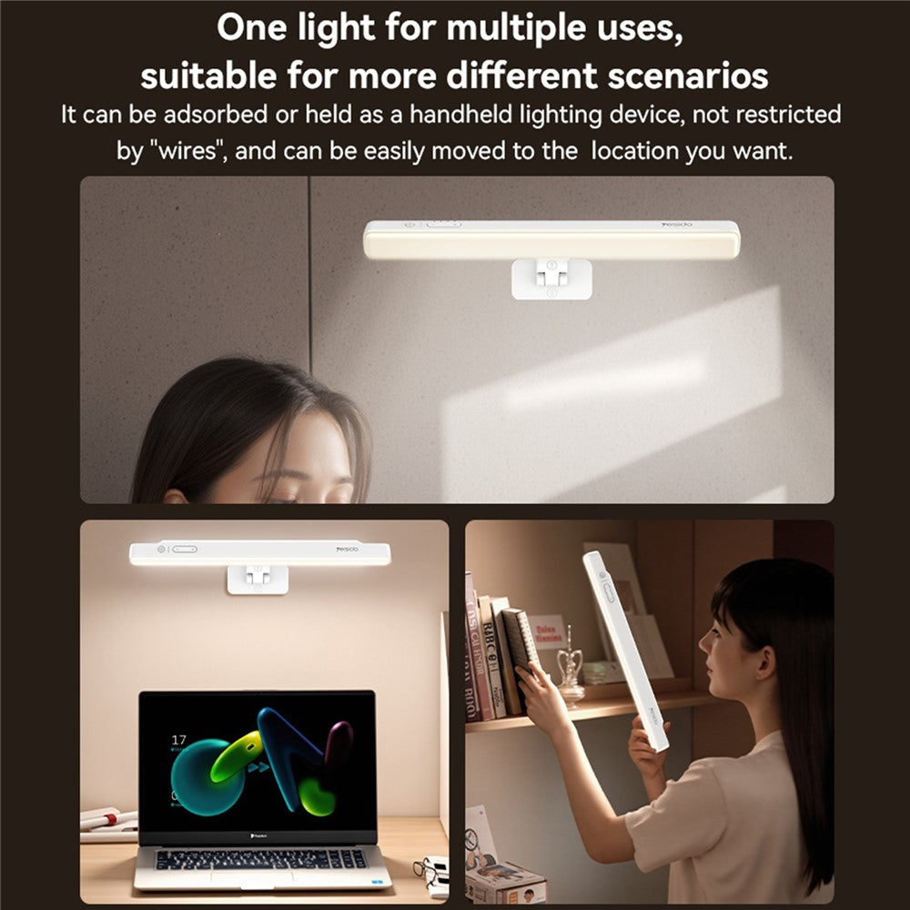 YESIDO DH11 Reading Lamp Home Office Bedside Wireless Rechargeable LED Book Light