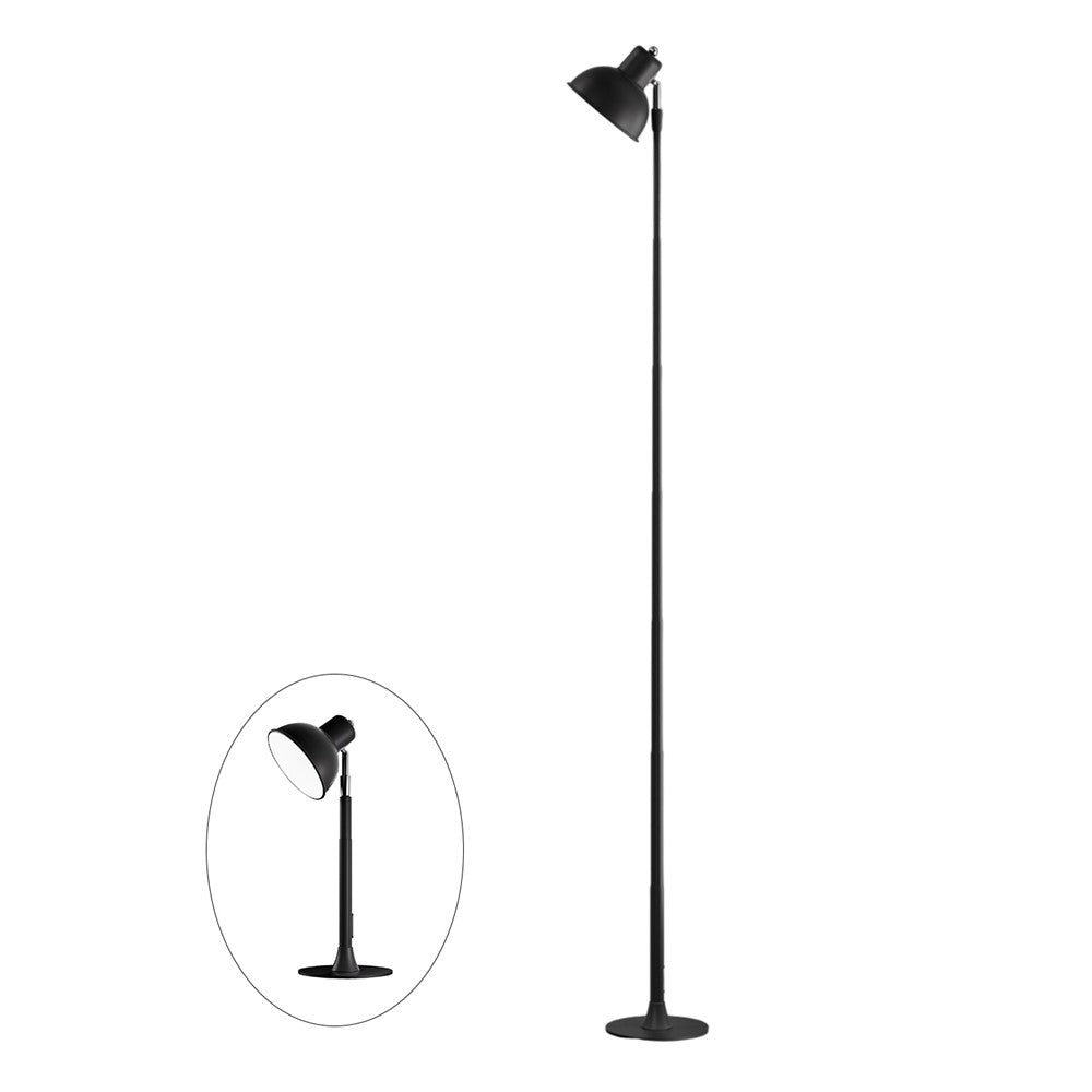 EFL001-U USB Powered Extendable Eye Protection Desk Light 3 Color Temperatures Dimmable Floor Lamp, Black