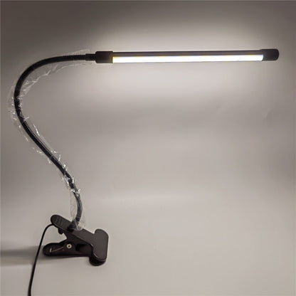 LED Desk Lamp Eye-Care for Students Dorm Bedroom Reading USB Clamp Flexible Gooseneck Night Light 3 Color Modes