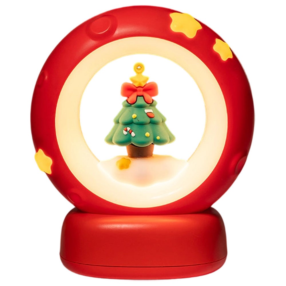 Stars Design Christmas Night Light Adjustable Brightness Touch Control Bedside Lamp Nursery Decor