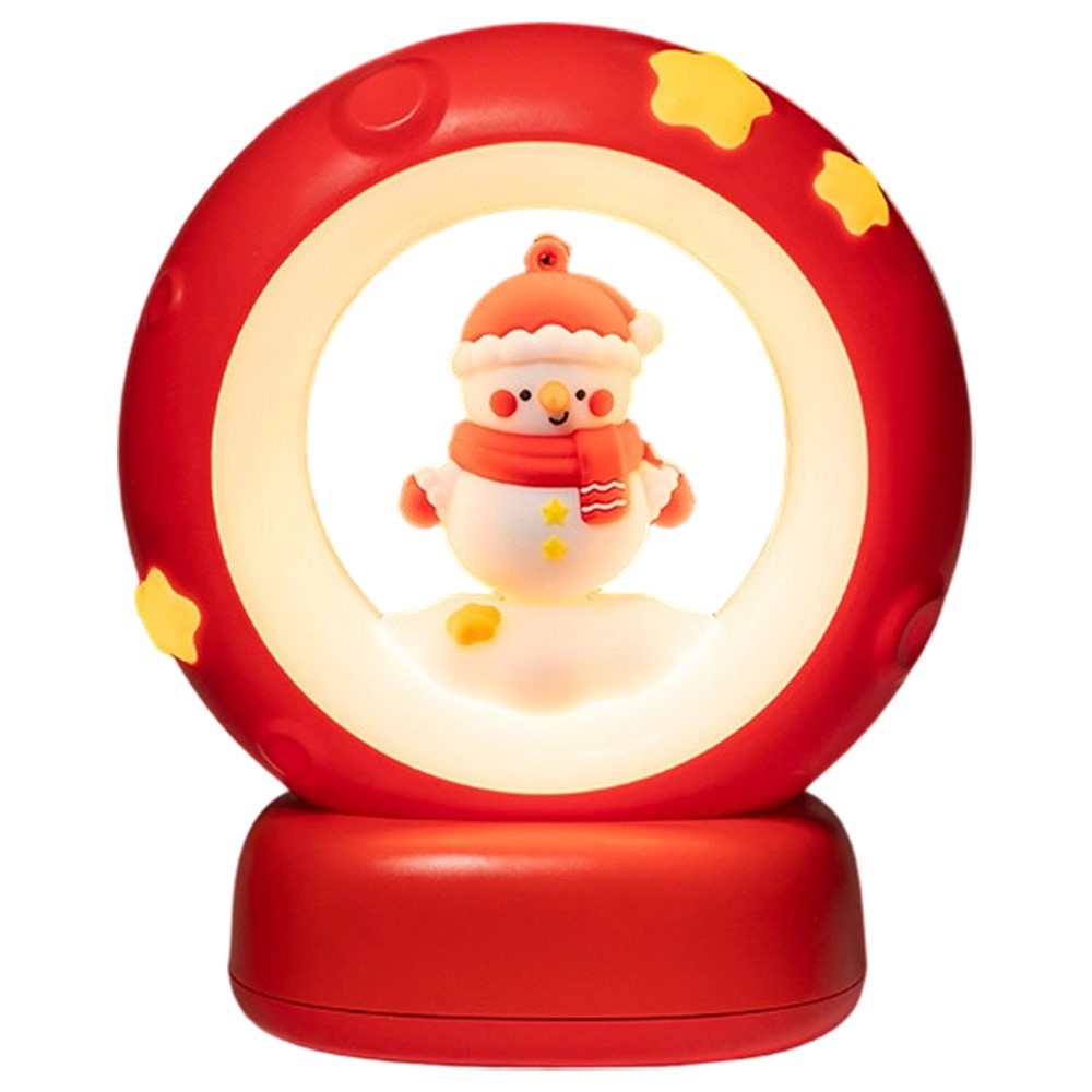 Stars Design Christmas Night Light Adjustable Brightness Touch Control Bedside Lamp Nursery Decor