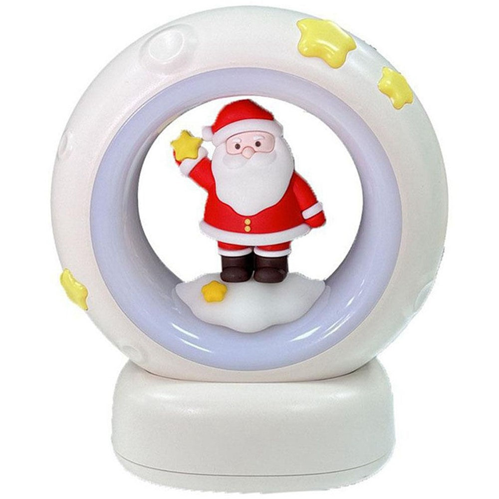 Stars Design Christmas Night Light Adjustable Brightness Touch Control Bedside Lamp Nursery Decor