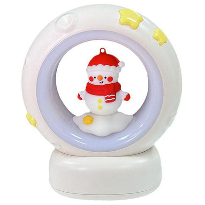 Stars Design Christmas Night Light Adjustable Brightness Touch Control Bedside Lamp Nursery Decor
