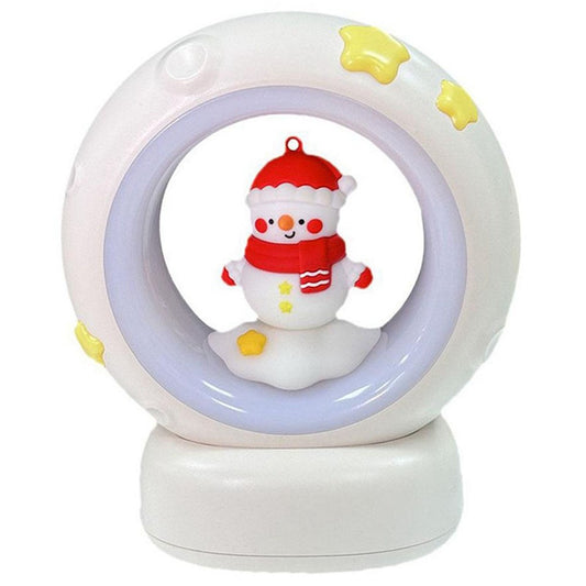 Stars Design Christmas Night Light Adjustable Brightness Touch Control Bedside Lamp Nursery Decor