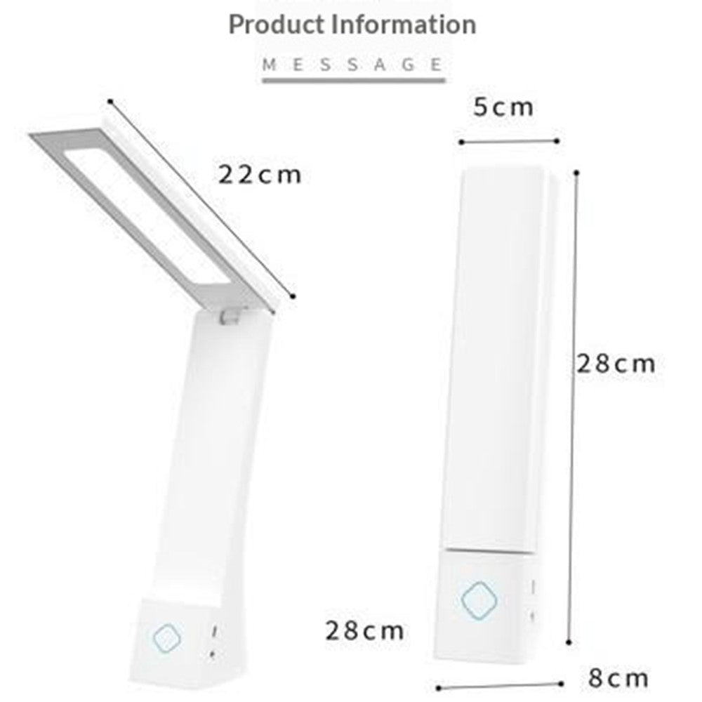 Eye Protection Rechargeable LED Desk Lamp for Children Reading Foldable Eye Care Study Light