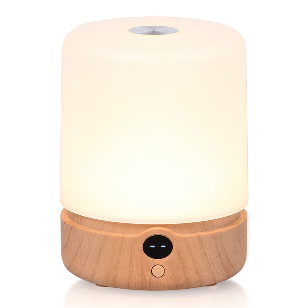 F3 Wood Grain RGB Timing Night Light Touch Control Desktop LED Ambient Lamp for Bedroom Living Room