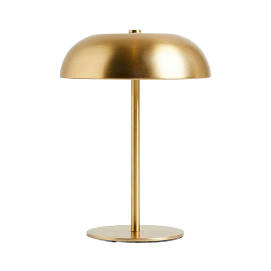7037 Mushroom Shape LED Table Lamp Rechargeable 3 Color Temperature Touch Control Desk Light for Bedroom Restaurant Cafe