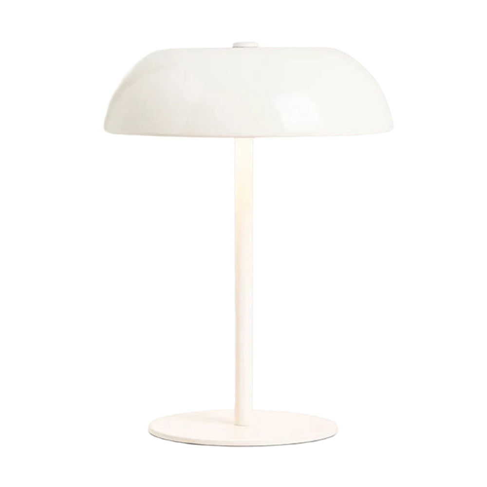7037 Mushroom Shape LED Table Lamp Rechargeable 3 Color Temperature Touch Control Desk Light for Bedroom Restaurant Cafe