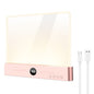 YSJ-019 Clear Acrylic Panel Flat Book Light Eye Care 3 Color Temperatures Stepless Dimming LED Bedside Lamp with Timer