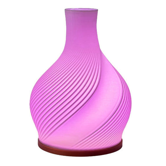 LED Atmosphere Light Vase Table Lamp 3 Colors Dimmable USB Night Light for Bedroom Decoration