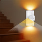 YSJ-008 1Pc Motion Sensor LED Night Light Magnetic Wall Lamp Dimmable 3 Color Temperature Dual Direction Light