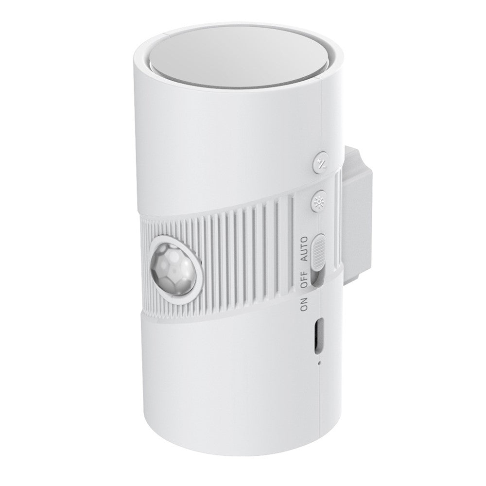 YSJ-008 2Pcs Motion Sensor LED Night Light Magnetic Wall Lamp Dimmable 3 Color Temperature Dual Direction Light