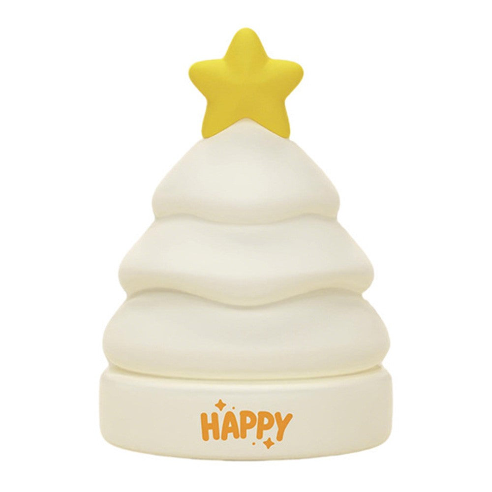 XP-005A Star Tree Shape Silicone Touch Light Creative Christmas Gift Night Light 1200mAh 3-Brightness Night Lamp