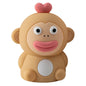 PP-D09 Cute Cartoon Monkey-Shaped Pat Lamp 1200mAh Type-C Charging Night Light for Bedroom