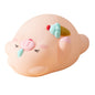 PP-D01 Ice Cream Cartoon Pig Shape Pat Light Cute Bedside Night Light 3-Level Touch 1200mAh Night Lamp