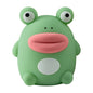 PP-D10 Cartoon Frog-Shaped Night Light 1200mAh Rechargeable Pat Light 3-Brightness 30-Minute Timer Night Lamp