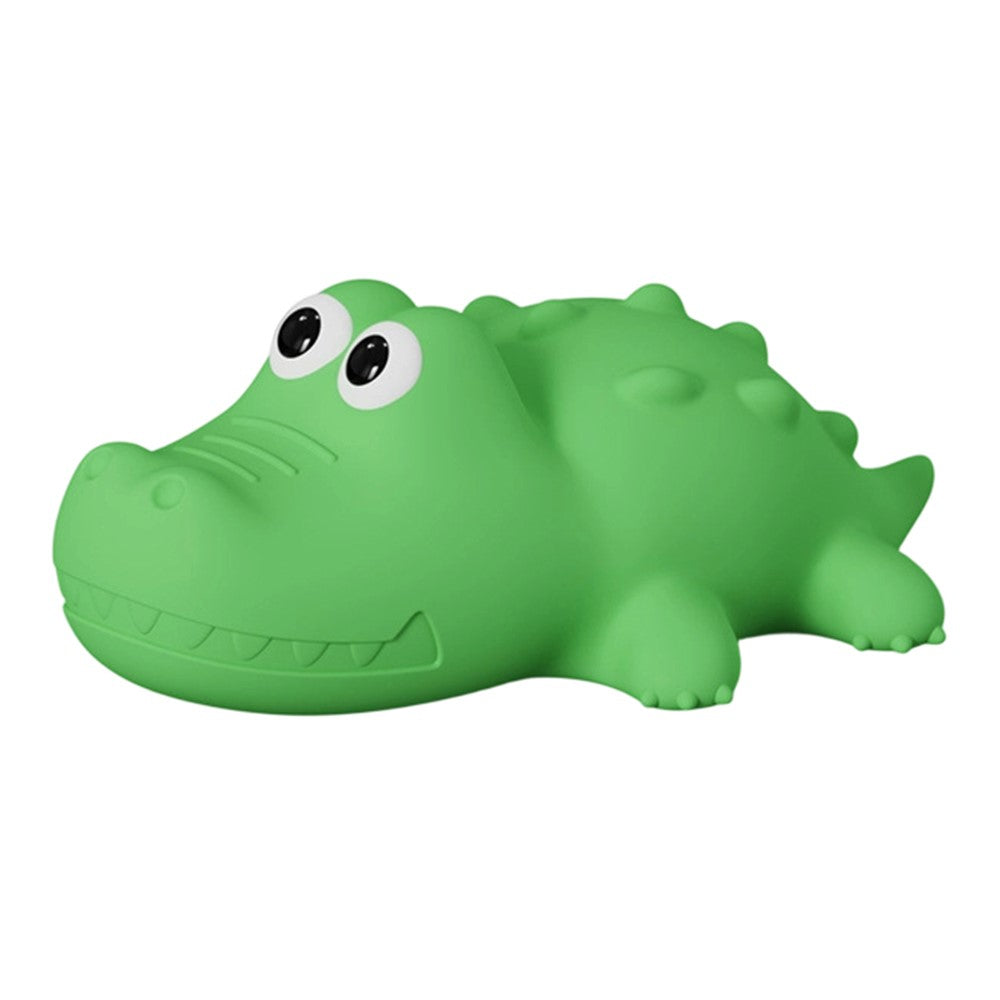 L2602 Goodnight Gator-Shaped Night Light Magnetic Silicone LED Lamp 3-Speed Warm Night Light for Kids Bedroom