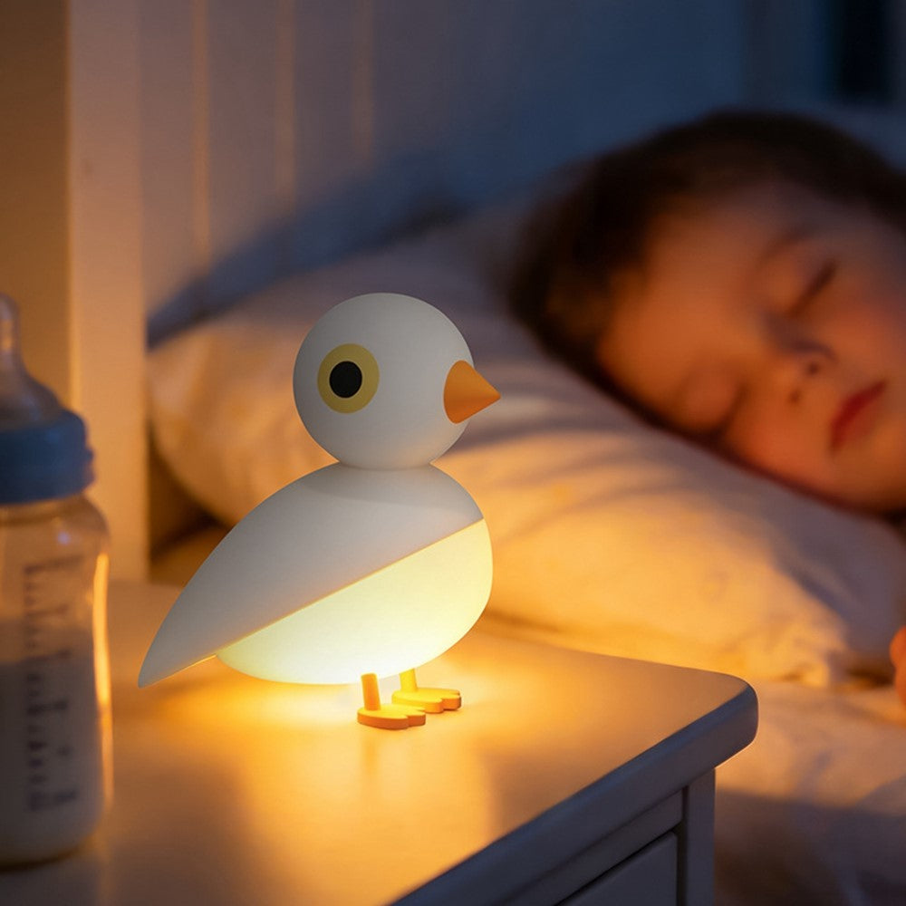 L2601 Cartoon Lucky Bird Shape Smart Radar Motion Sensor Night Light 800mAh Battery Rechargeable LED Decorative Lamp for Bedroom