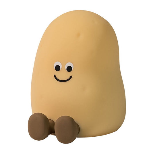 JXJA090 7-Color Lighting Potato-Shaped Sleep Lamp Touch Control 1200mAh Rechargeable LED Night Light for Bedroom