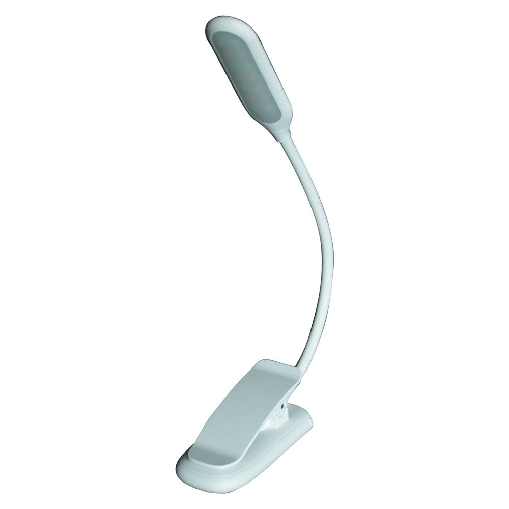 CN1001 Rechargeable LED Clip-on Book Light 3 Color Temperature ABS Reading Lamp