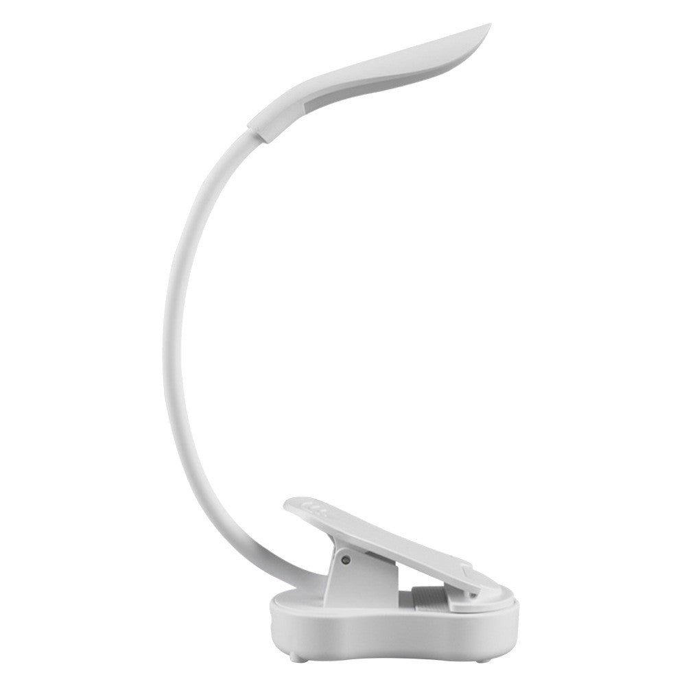 ST-8026 Clip Design LED Light 3 Color Temperature Dormitory Rechargeable Reading Lamp