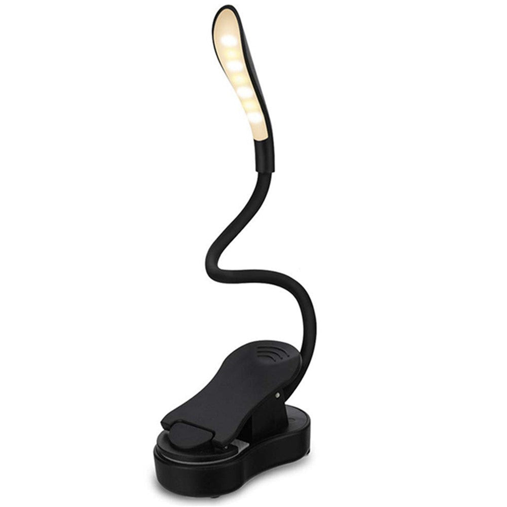 ST-8026 Clip Design LED Light 3 Color Temperature Dormitory Rechargeable Reading Lamp