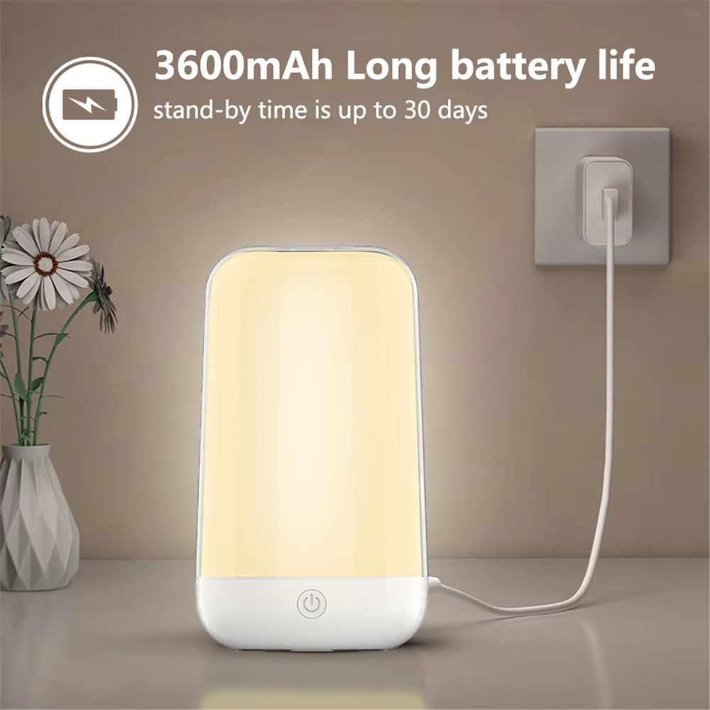 Smart Touch Bedside Lamp Bluetooth-compatible Dimmable Color Night Light Outdoor Music Table Lamp