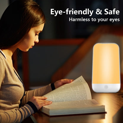 Smart Touch Bedside Lamp Bluetooth-compatible Dimmable Color Night Light Outdoor Music Table Lamp