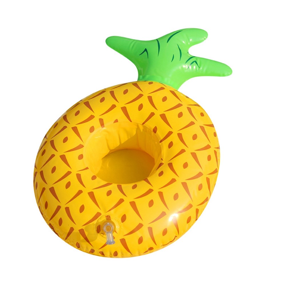 Inflatable Cup Holder Pool Float Watermelon Pineapple Donut Swan Fruit Pool Party Drink Holder