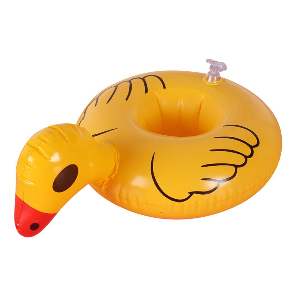 Inflatable Cup Holder Pool Float Watermelon Pineapple Donut Swan Fruit Pool Party Drink Holder
