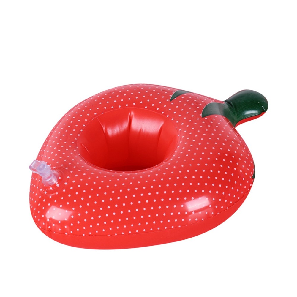 Inflatable Cup Holder Pool Float Watermelon Pineapple Donut Swan Fruit Pool Party Drink Holder