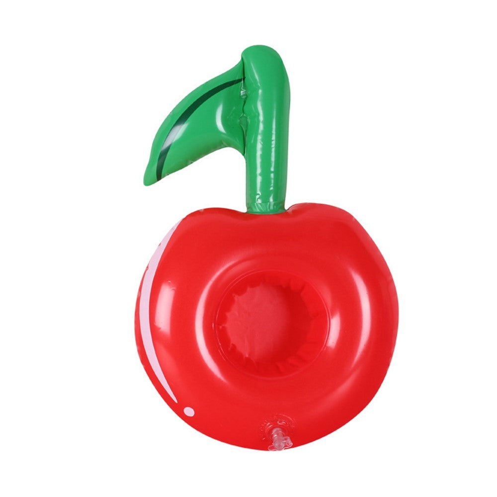 Inflatable Cup Holder Pool Float Watermelon Pineapple Donut Swan Fruit Pool Party Drink Holder