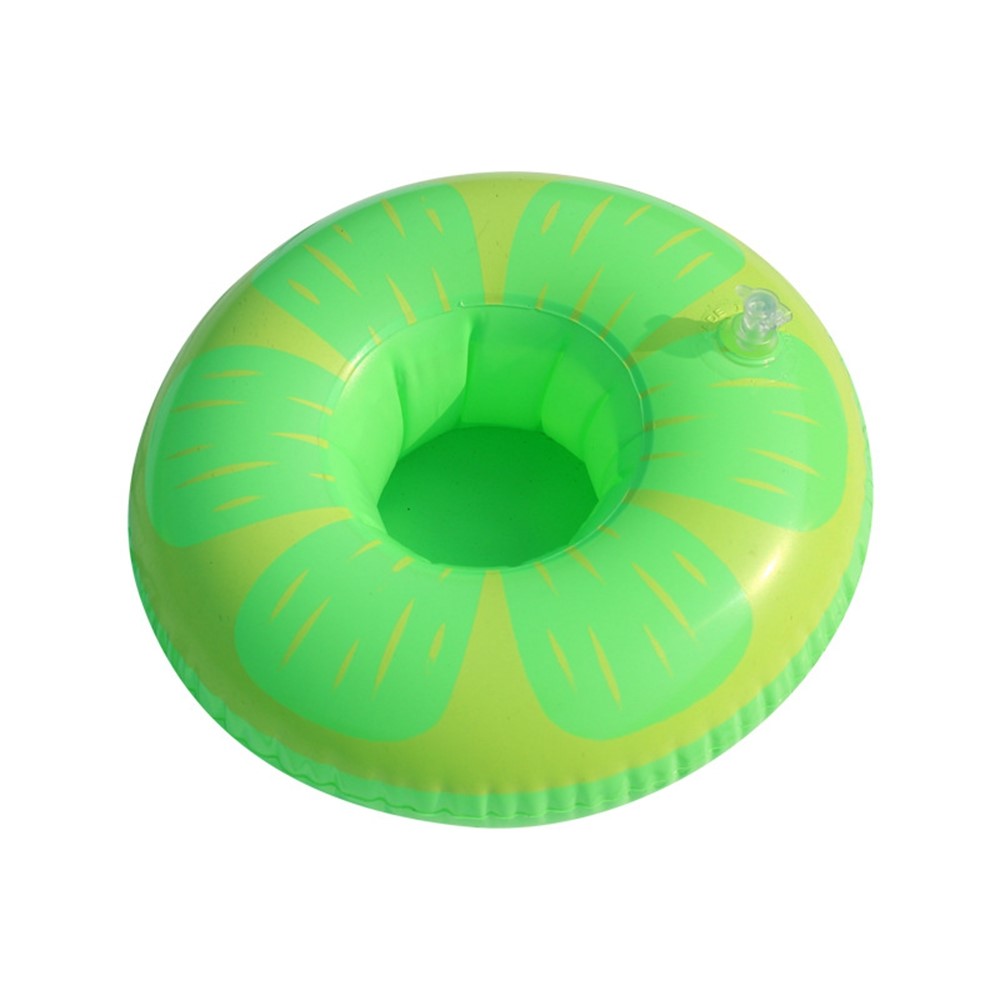 Inflatable Cup Holder Pool Float Watermelon Pineapple Donut Swan Fruit Pool Party Drink Holder
